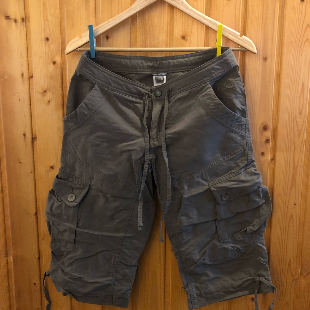 The North Face Taupe Khaki Hiking Shorts